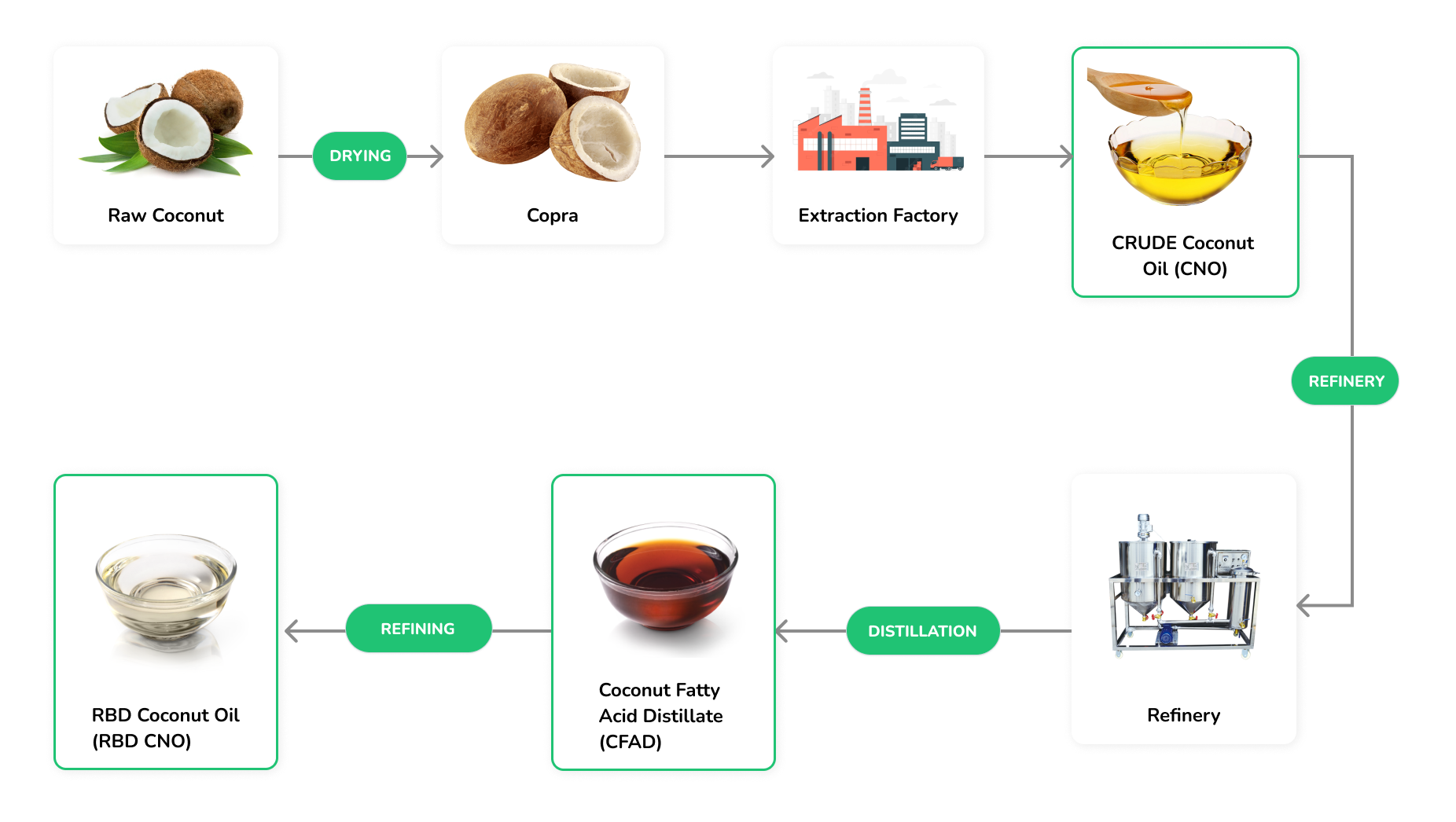 Coconut Oil Production Process